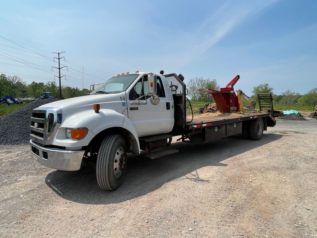 2007 FORD F750 XLT Flat Bed